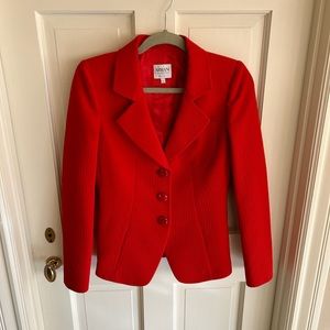 Authentic Armani Collezioni Red Womens Blazer